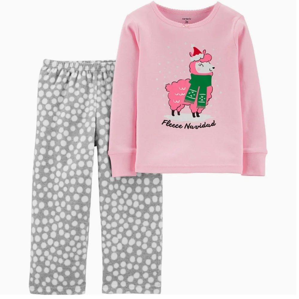 Carter's Fleece Navidad Snug Fit Pajamas Set